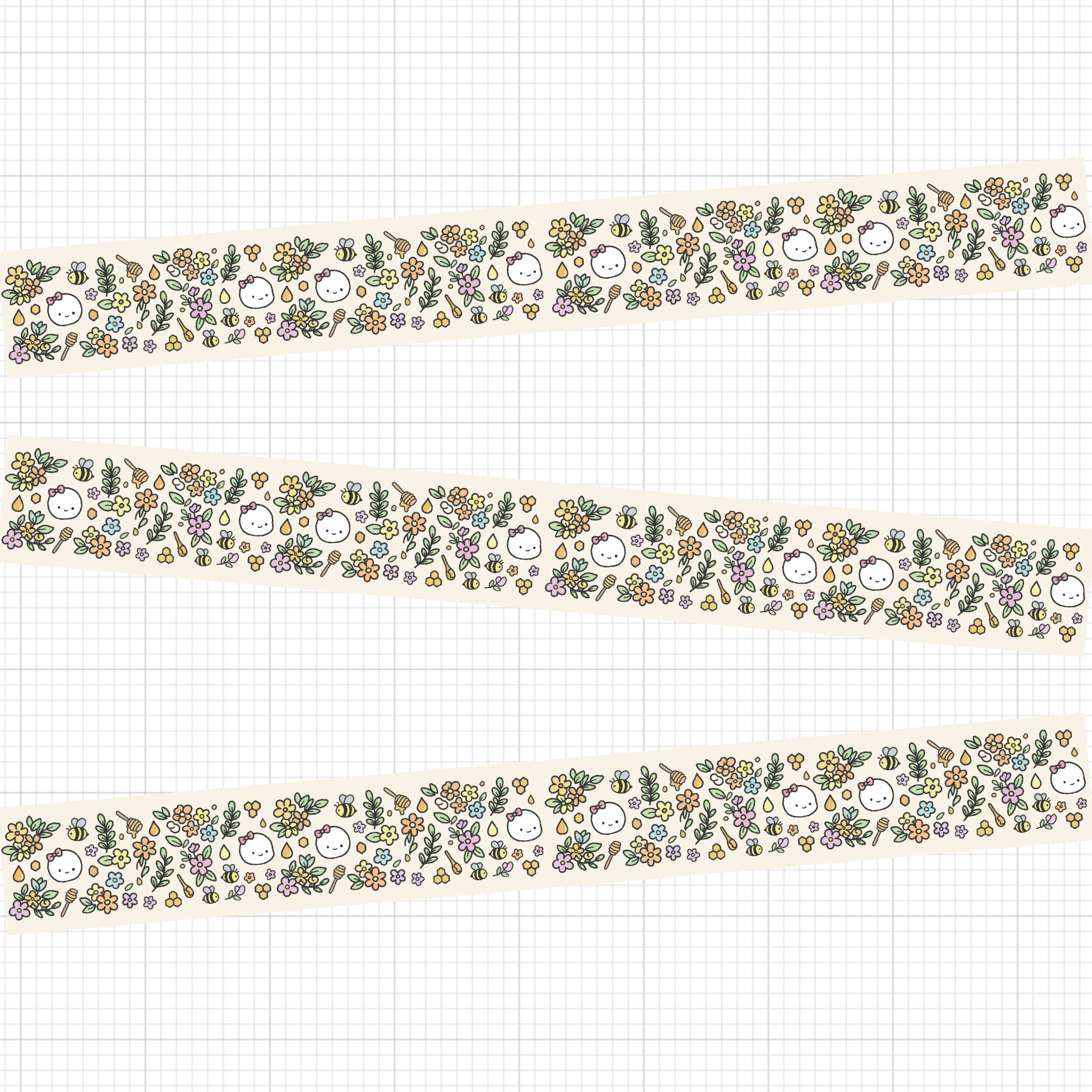 Honey Garden Washi Tape 15mm