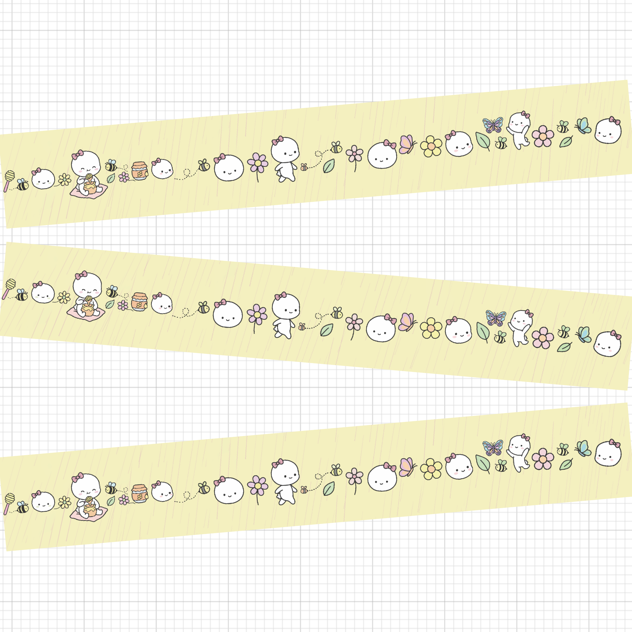 Meadow Picnic Washi Tape 10mm