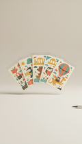 Whimsical Animal Adventure Vinyl Stickers