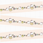 Honeydrop Garden Washi Tape 10mm