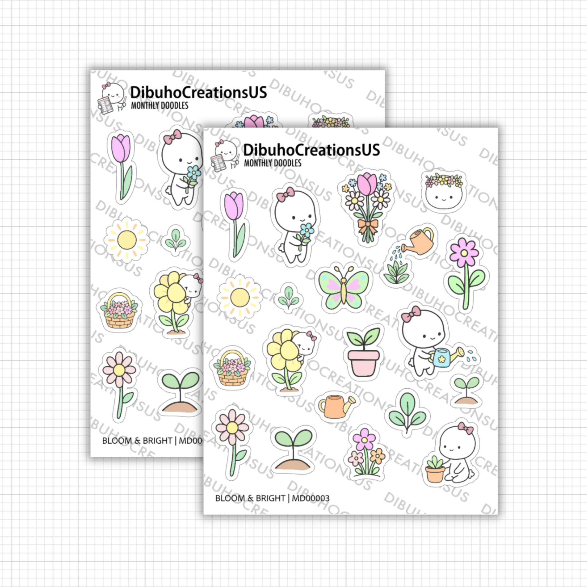 Bloom & Bright Doodles