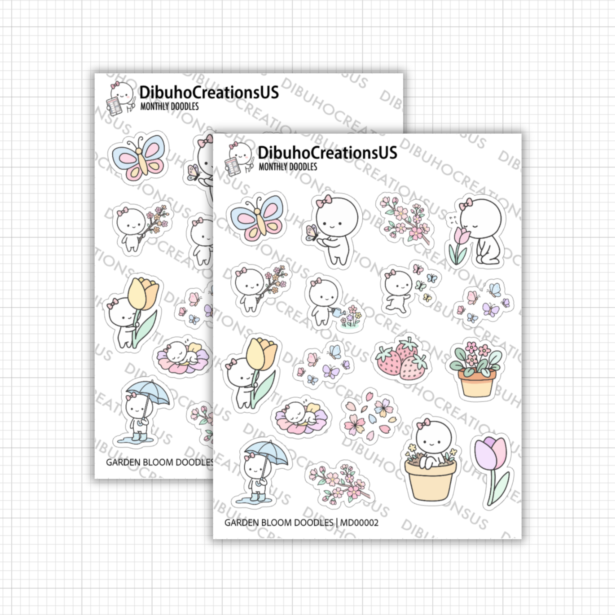 Garden Bloom Doodles