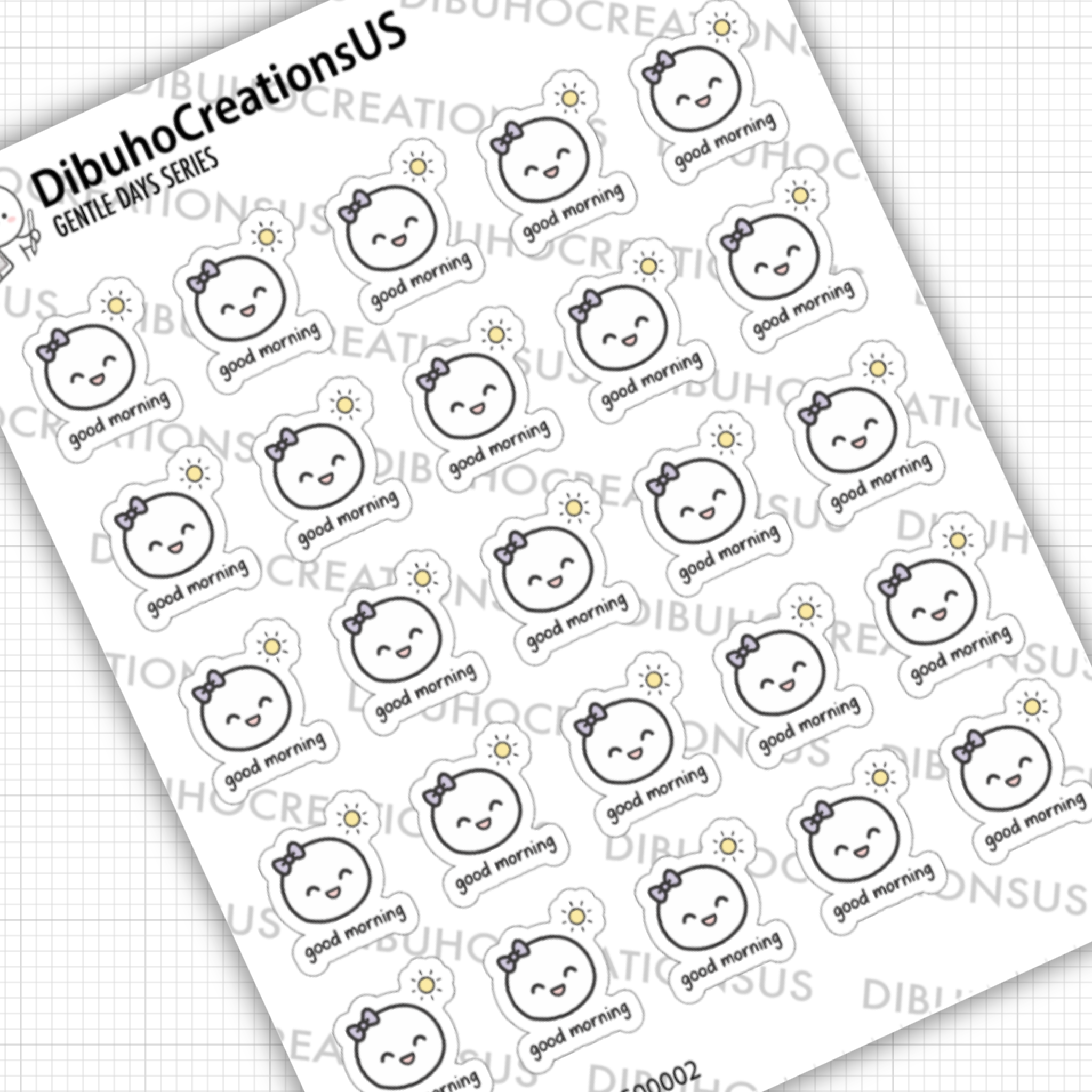 Good Morning Sticker Sheet