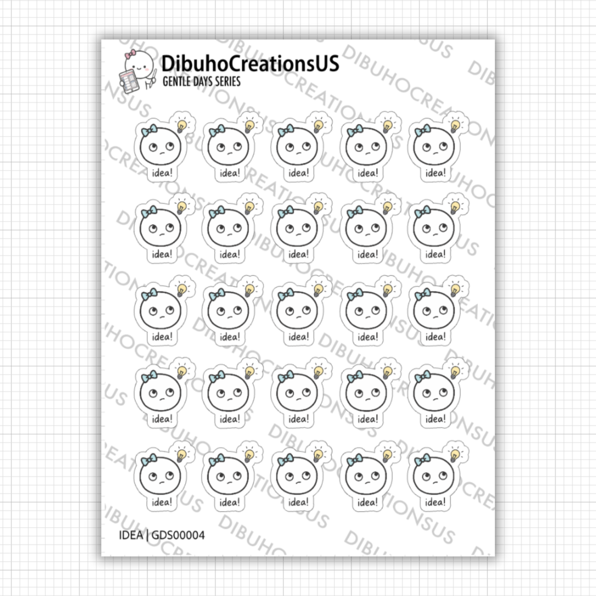 Idea Sticker Sheet