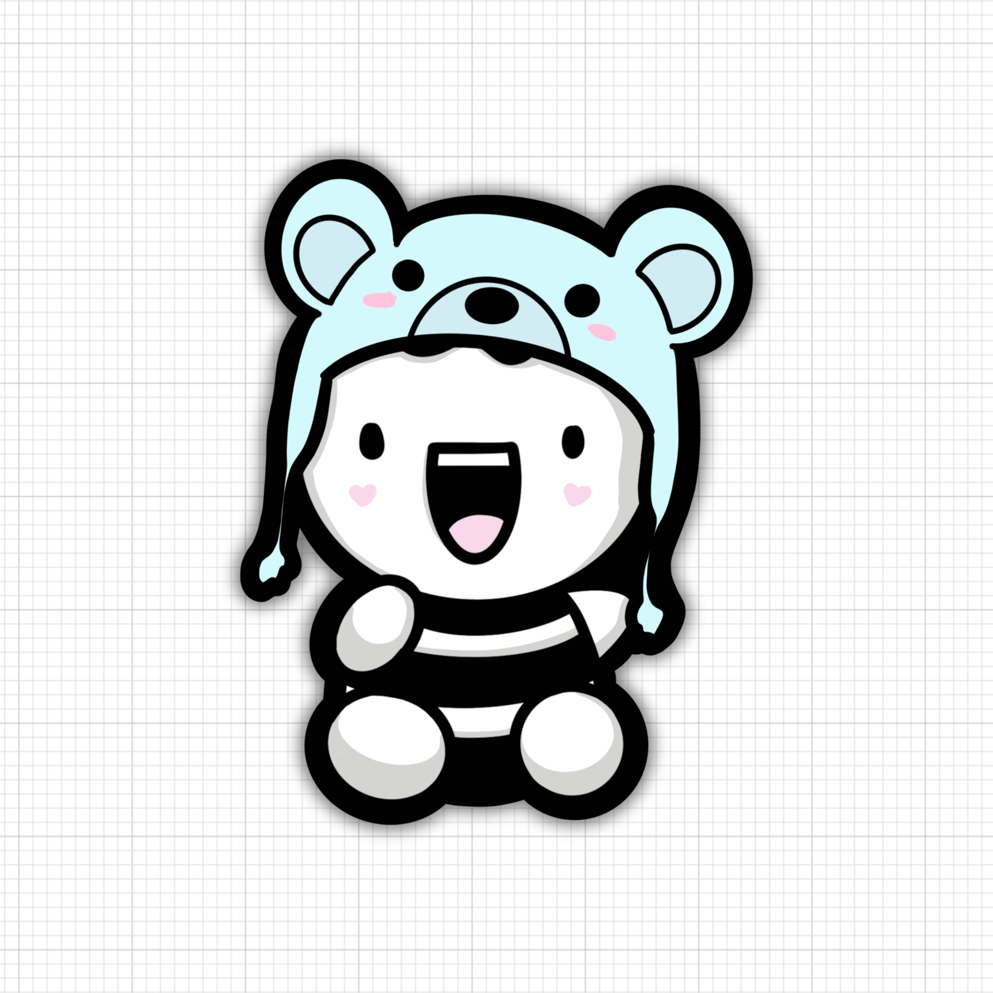 Bumble Bee Buddies Vinyl Stickers